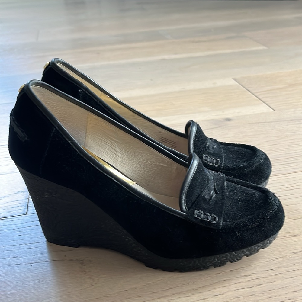 Michael Kors suede wedge